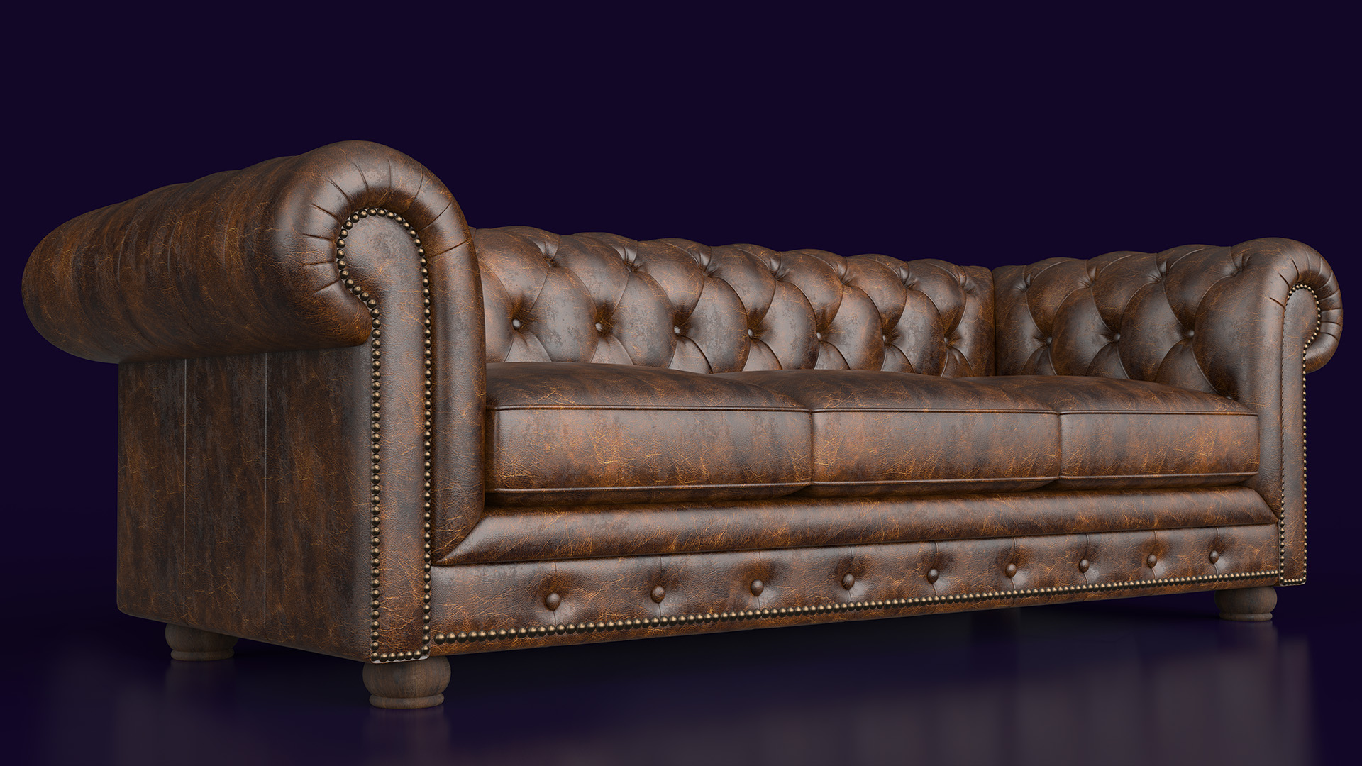 Low Poly Chair Model